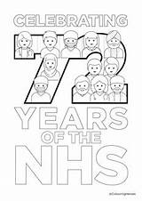 Colouring Nhs Heroes sketch template