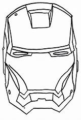 Iron Man Face Coloring Pages Ironman Head Captain America Drawing Outline Goofy Cartoon Mask Printable Print Color Clipart Superhero Kids sketch template