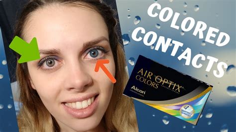 air optix colors colored contact lenses  dark eyes