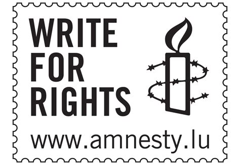 slogan postmark amnesty international post philately