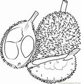 Durian Coloring Clipart Fruits Pages Dots Connect Worksheet Sliced Tree Cliparts Dot Kids Papaya Connectthedots101 Library Getcolorings sketch template
