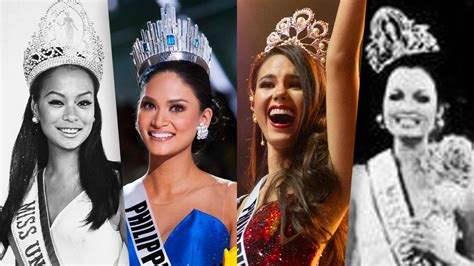 look back filipina queens at the miss universe pageant