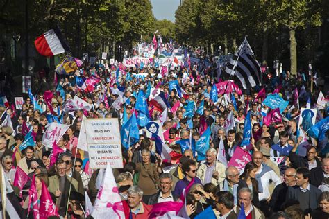 tens of thousands march in paris against same sex marriage meaws