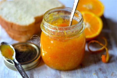 homemade orange marmalade cooking  heart