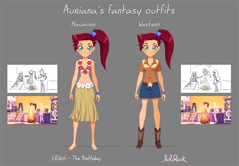 lolirock auriana fantasy outfits  debusscher  deviantart