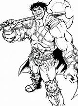 Orc Half Character Coloring Deviantart Pages Brok Marked Characters Pathfinder Choose Board Goblin Adult Colouring Author sketch template