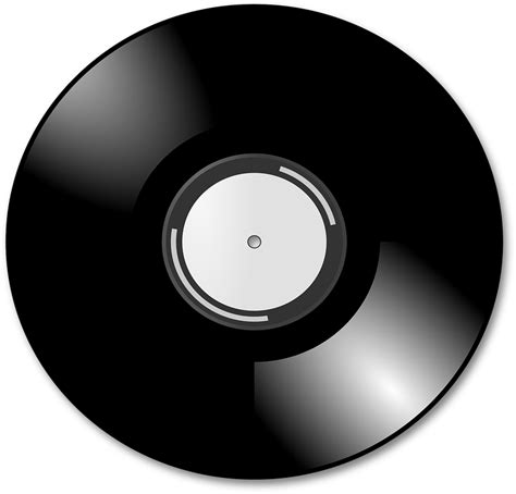 disc record gramophone  vector graphic  pixabay