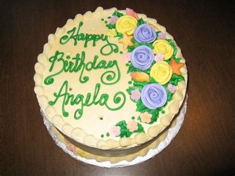 happy birthday angela images  pinterest messages cake