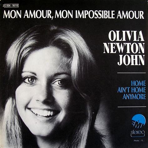 Olivia Newton John I Honestly Love You French Single Mon Amour Mon