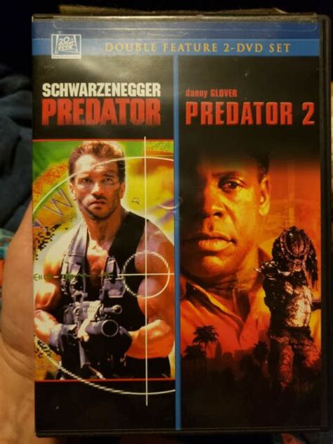 Predator Part 1 And 2 Two Dvd Set Movie Danny Glover Arnold