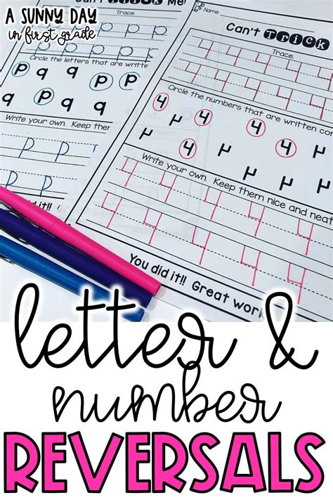 letter  number reversals letter reversals teaching writing