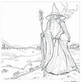 Coloring Hobbit Pages Getcolorings sketch template