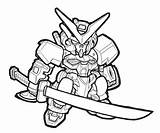 Gundam Astray Kids Lineart sketch template