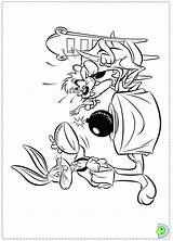 Coloring Taz Pages Dinokids Bunny Bugs Print Devil Close Printable Books sketch template