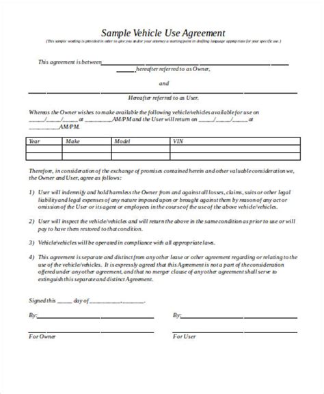 loan agreement forms   ms word