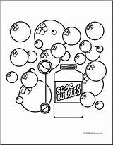 Bubbles Coloring Pages Blowing Bubble Printable Color Clip Getcolorings Print Getdrawings sketch template