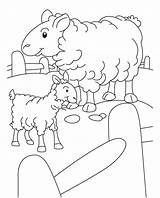 Sheep Domba Mewarnai Schaf Marimewarnai Paud Shaun Popular Gaddynippercrayons sketch template