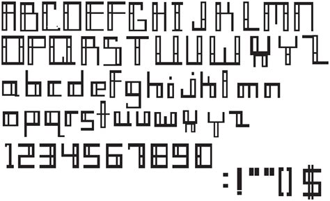 imagemaking bitmap font