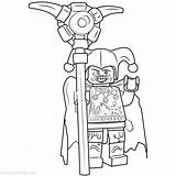 Nexo Knights Jestro sketch template