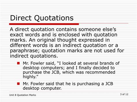 quotation marks powerpoint    id