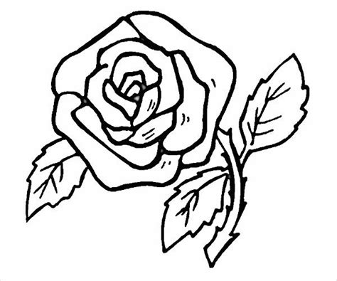 rose coloring pages  ai