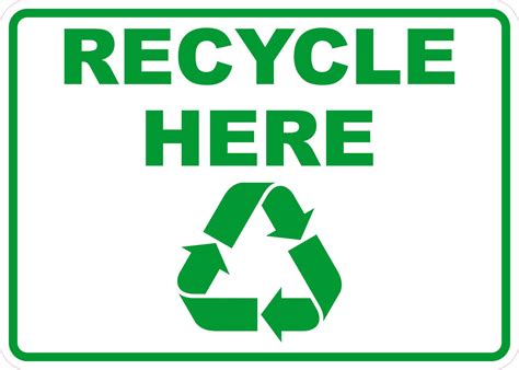 influential printable recycle signs derrick website