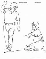 Umpire Drawing Baseball Paintingvalley sketch template
