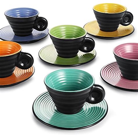 ceramic cup saucer sets espresso cups  saucers