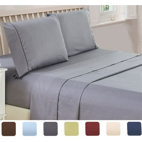 microfiber bed sheets set deep pocket queen size fitted sheet flat