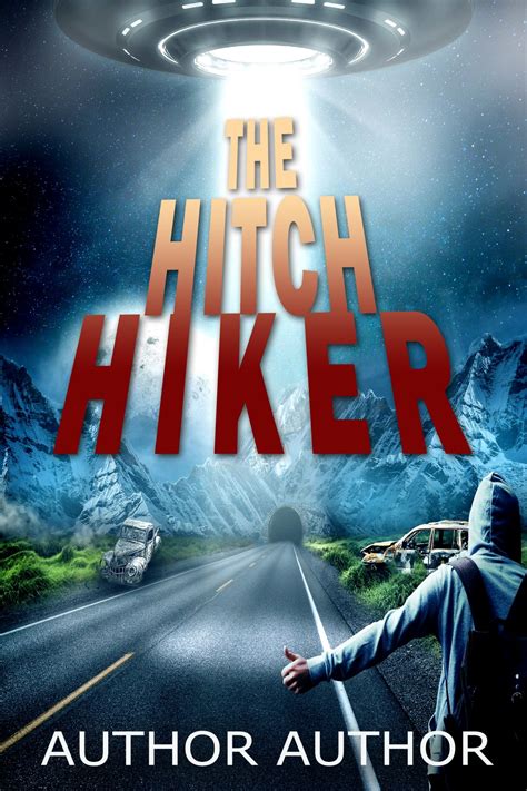the hitch hiker the book cover designer