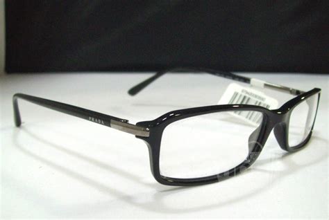 Prada Pr 17gv Men S Black Designer Eyeglass Frames Ebay