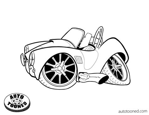 coloring pages auto tooned