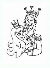 Reine Queens Rois Reines Princesse Amoureux Galette Magique Kleurplaten Typique Fete Contour Tfou Chevalier sketch template