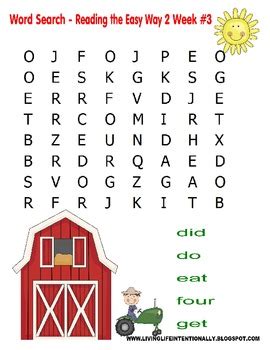 sight word word searches  kindergarten  learning printable