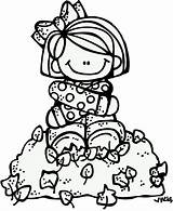 Fall Melonheadz Clipart Happy Friends September Cute Clip Leaf Coloring Pages Stamps Clipground Autumn Illustrating Lori sketch template