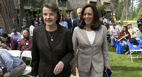 senator kamala harris darling of progressives says she d support a feinstein reelection bid