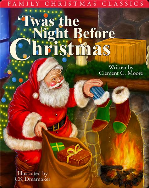 twas  night  christmas childrens book  clement  moore