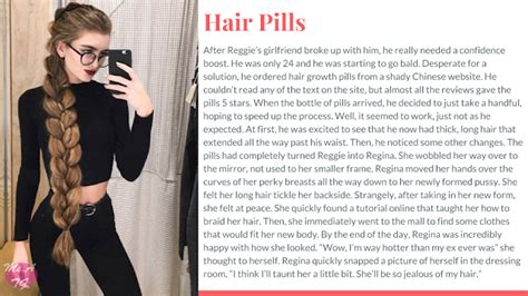 Ms Alexandra S Tg Captions Hair Pills