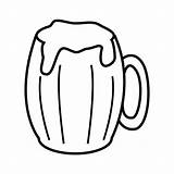 Cerveza Jarras Cervesa Pueda Aporta Deseo Utililidad Aprender sketch template