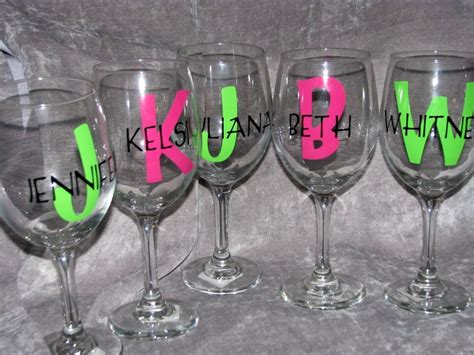 Items Similar To Personalized Wine Glasses On Etsy