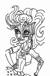 Coloring Monster High Operetta Furious sketch template