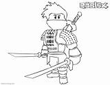 Coloring Roblox Ninja Pages Printable Cool Getcolorings Adults Kids Color sketch template