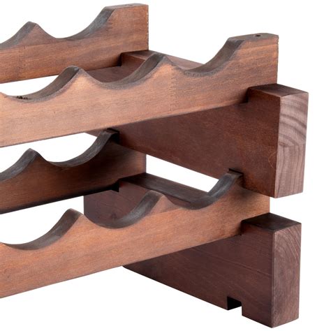 shelf stackable wooden wine rack