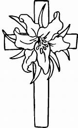 Coloring Pages Cross Crosses Flowers Drawings Roses Printable Celtic Print Color Clipart Clip Template Clipartmag sketch template