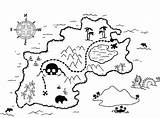 Map Treasure Pirate Coloring Kids Maps Drawing Pages Printable Colouring Color Getdrawings Choose Board Print Getcolorings sketch template
