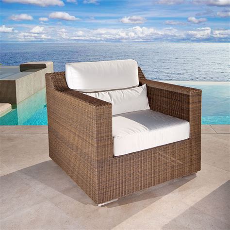 malaga luxury deep seating  weather wicker loun