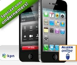 gratis iphone  met kpn zakelijk abonnement nu bij belsimpel