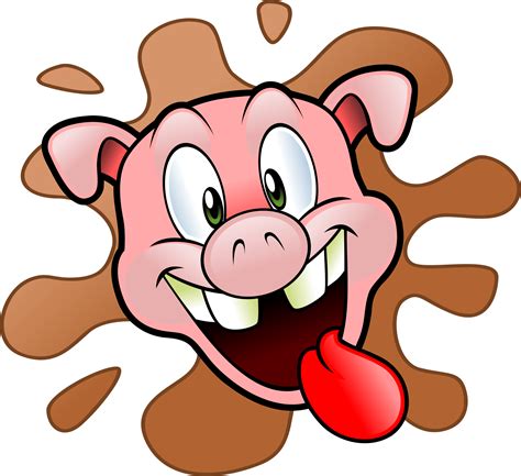 pig head cartoon clipart