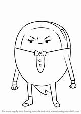 Adventure Time Butterscotch Butler Draw Step sketch template