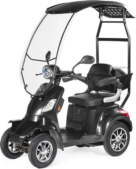 Veleco 4 Wheeled Electric Mobility Scooter 1000w Faster Black With